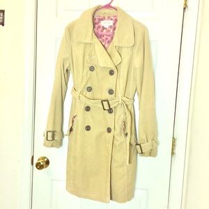 Corduroy Trench Coat